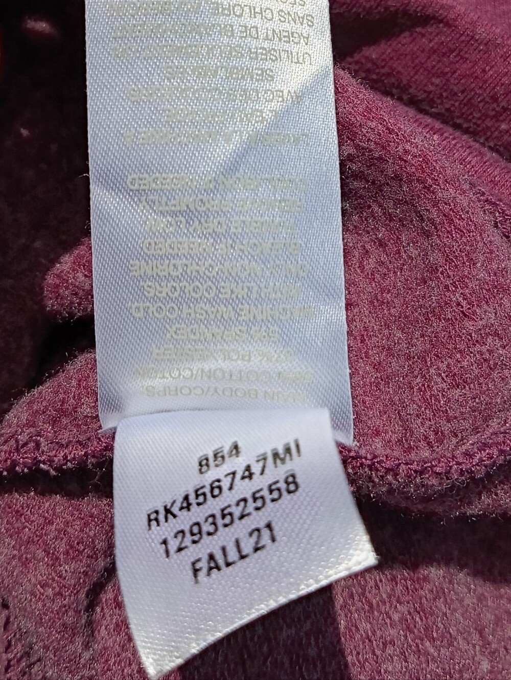 Cozy Plum Tunic Hoodie XL Soft Fleece Lined Lounge Athleisure Travel Sweatshirt - Picture 6 of 10